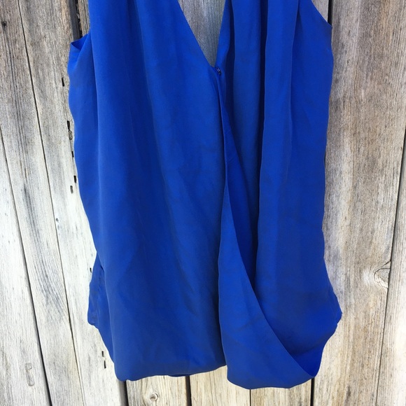 NWT Parker Wales Halter Top Silk Blue M - Picture 7 of 16